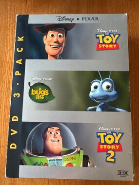 Disney Pixar DVD 3-Pack: Toy Story Toy Story 2 & A Bugs Life THX Certified